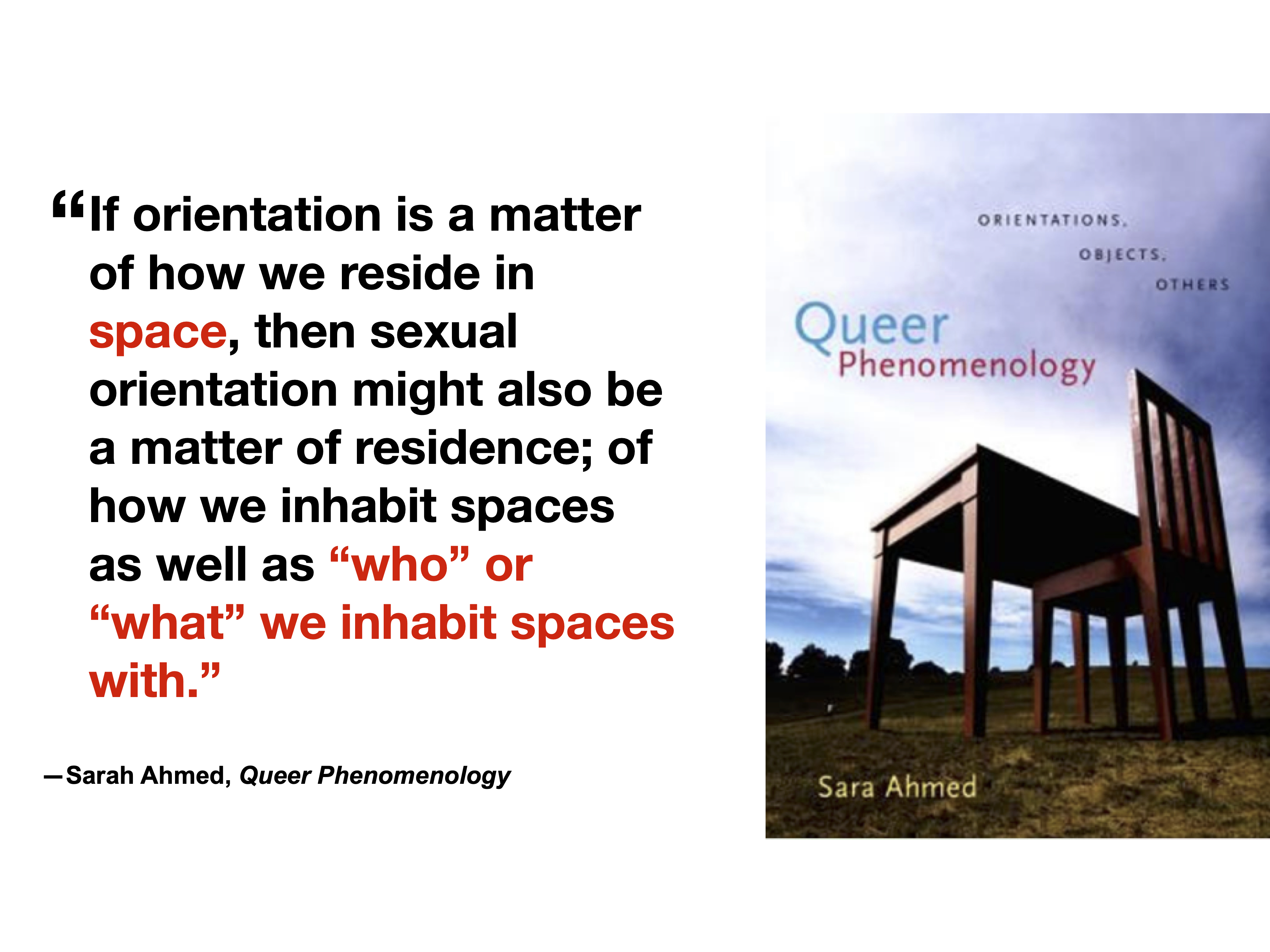 queer phenomenology slide
